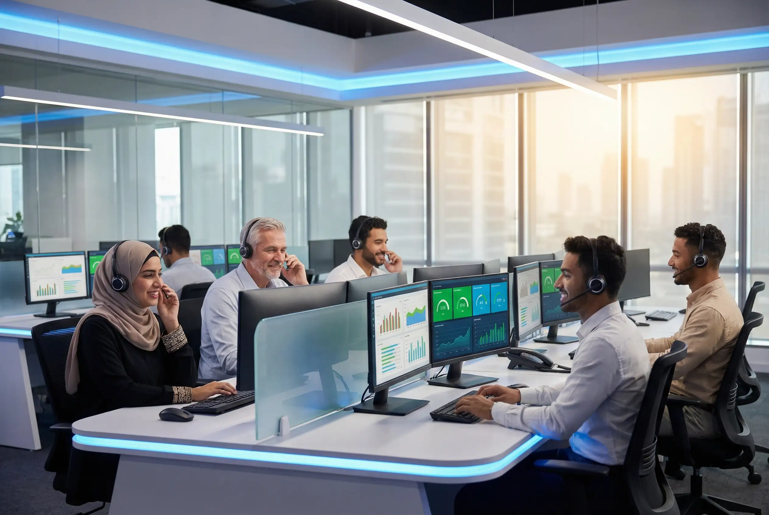 Call Centers: PCI DSS compliant agent training at scale. 24/7 access, voice simulations.